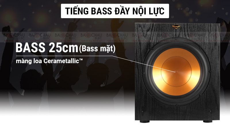 Loa Klipsch Sub 100 củ bass 25 cm 