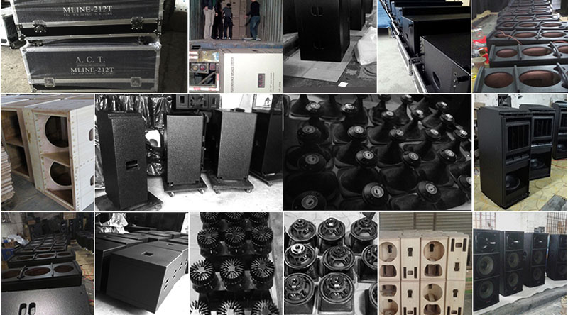Loa Sub Hơi K&eacute;p Bass 50cm Array Actpro S218+ 