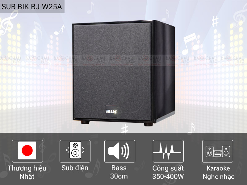 Loa sub BIK BJ-W25A