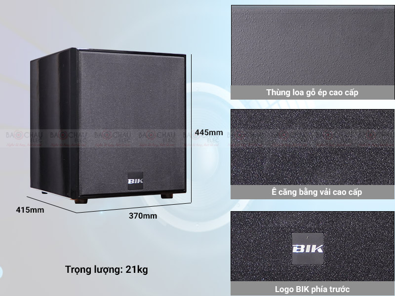 Loa sub điện BIK BJ-W25A (Bass 30cm)
