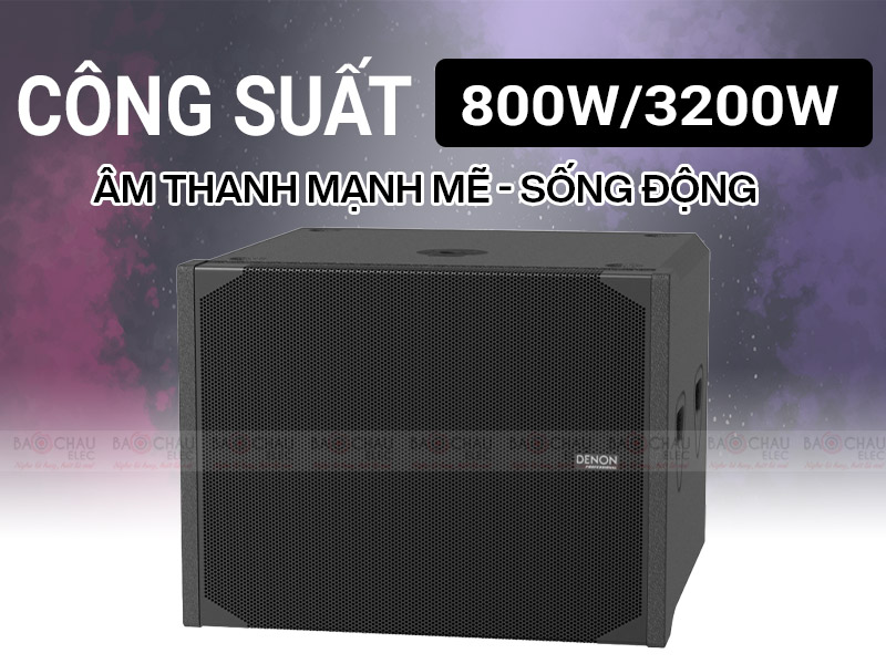 Loa sub Denon DN-U118B (bass 50cm)