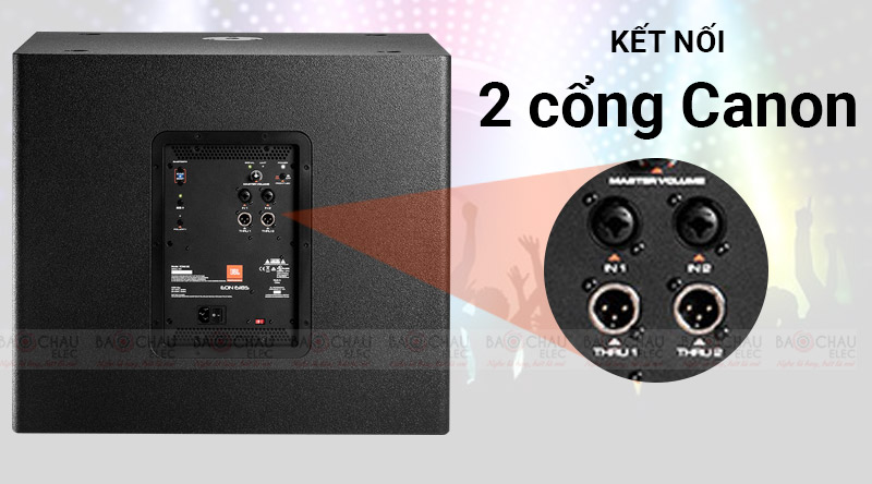 Loa Sub điện JBL EON 618S hệ thống cổng kết nối thuận tiện