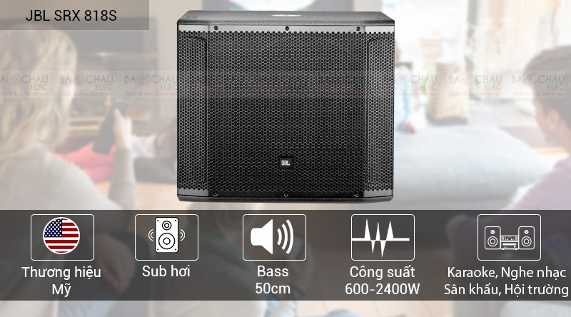 Loa JBL SRX 818S thiết kế hiện đại