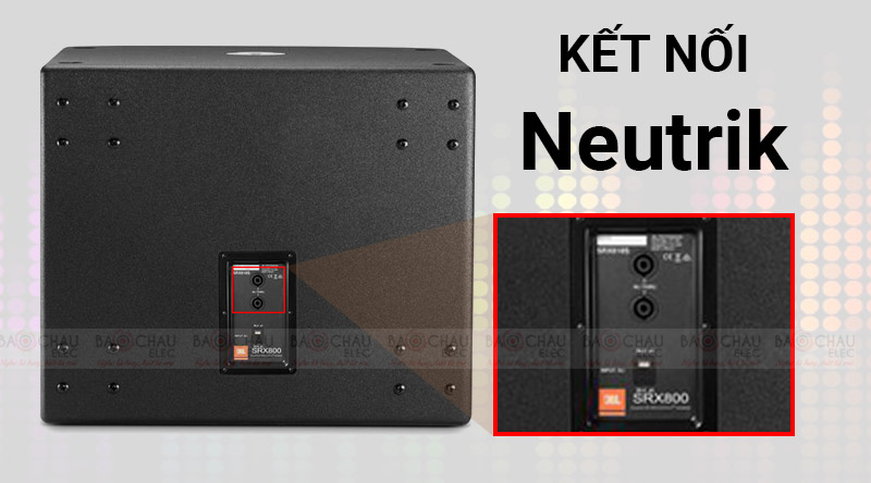 Loa JBL SRX 818S cổng kết nối ph&iacute;a sau