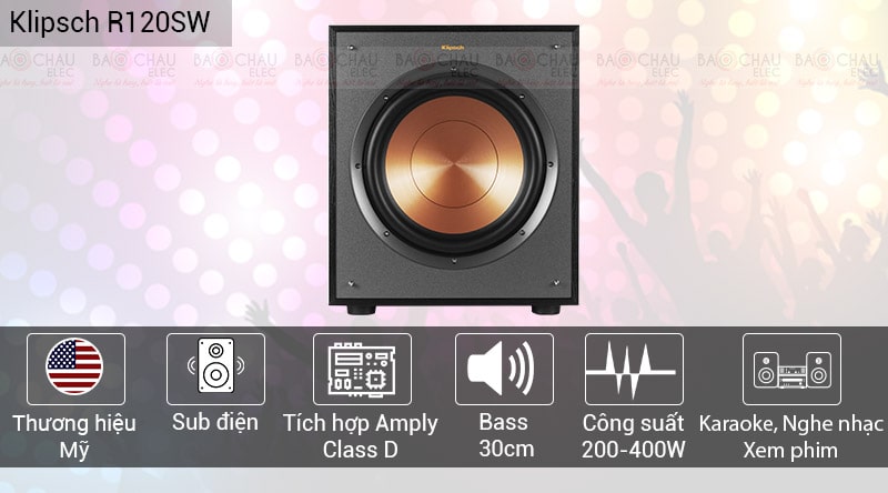 Loa Sub điện Klipsch R120SW (bass 30)
