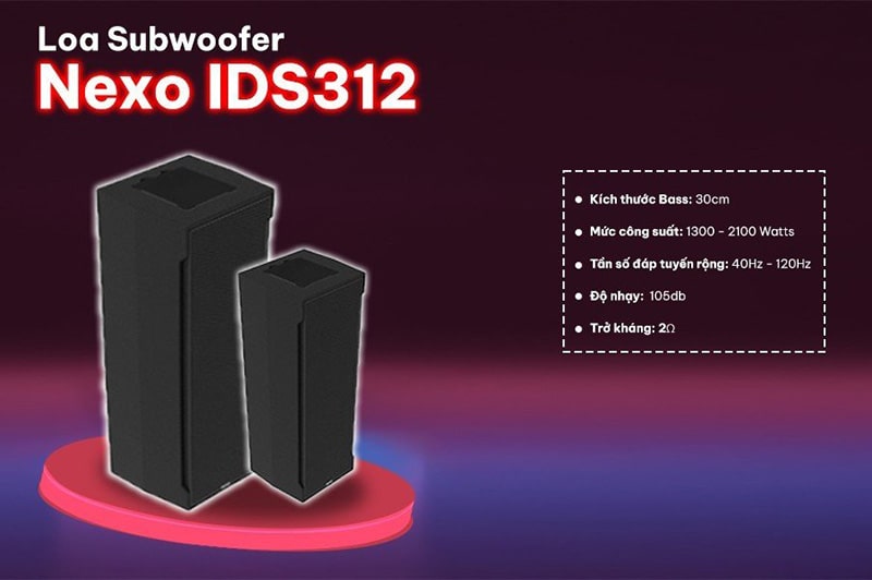 Loa sub Nexo IDS312