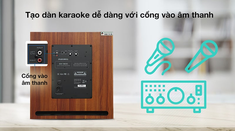 Loa sub Paramax SW-1800