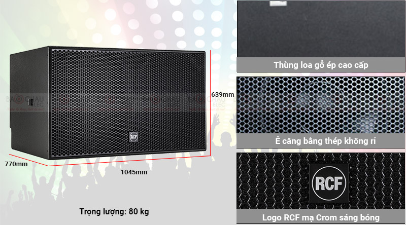 Loa sub hơi RCF chính hãng giá rẻ