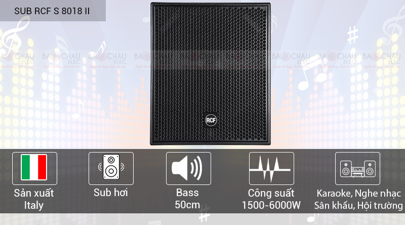 Loa sub hơi RCF S 8018 II chính hãng giá rẻ