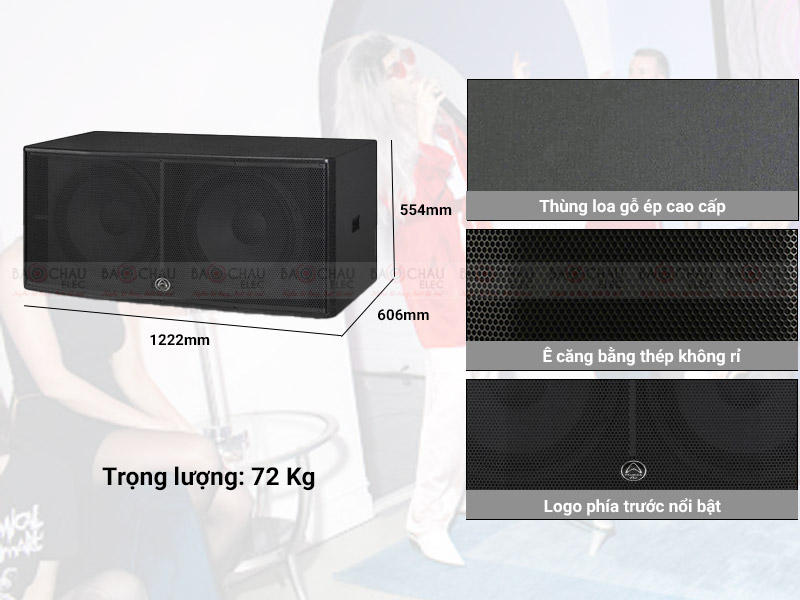 Loa sub wharfedale Pro Impact 218B