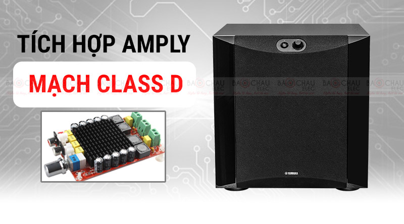 Loa Sub điện Yamaha NS-SW200 t&iacute;ch hợp mạch amply Class D