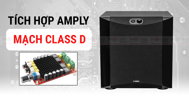 Loa Sub điện Yamaha NS-SW300 t&iacute;ch hợp amply mạch Class D