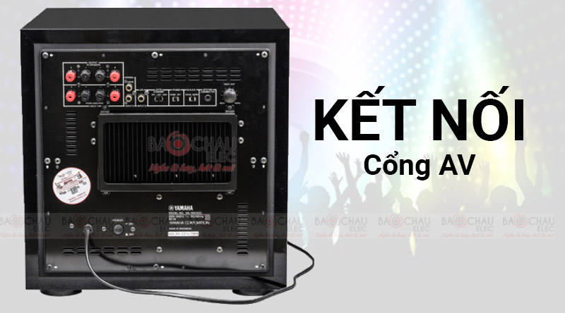 Loa Sub điện Yamaha NS-SW300 trang bị cổng kết nối AV