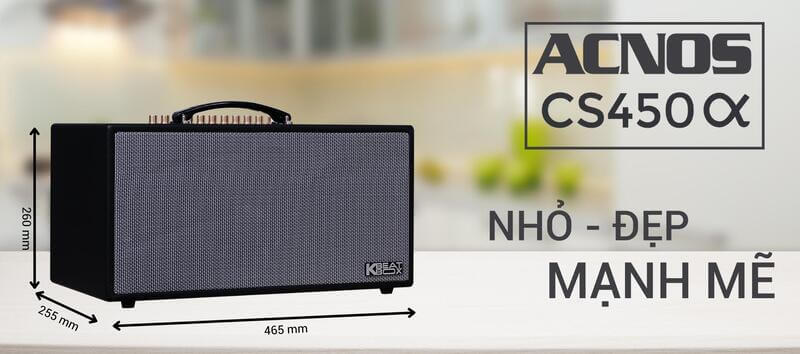 Loa x&aacute;ch tay Acnos CS450Alpha