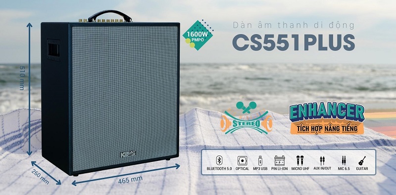 Loa x&aacute;ch tay Acnos CS551Plus