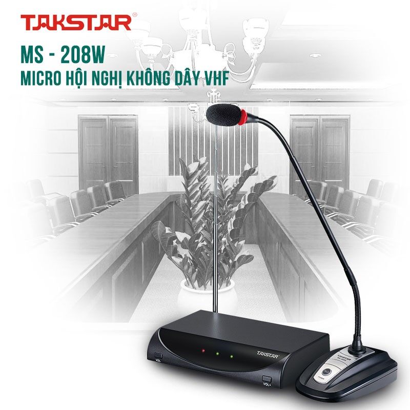 Micro hội nghị kh&ocirc;ng d&acirc;y Takstar MS - 208W