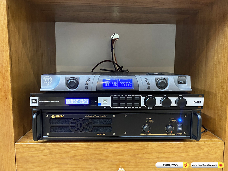 Lắp đặt dàn karaoke trị giá hơn 50 triệu cho anh Quang tại Hà Nội (JBL KPS2, VM620A, KX180A, TX212S, BBS W500)