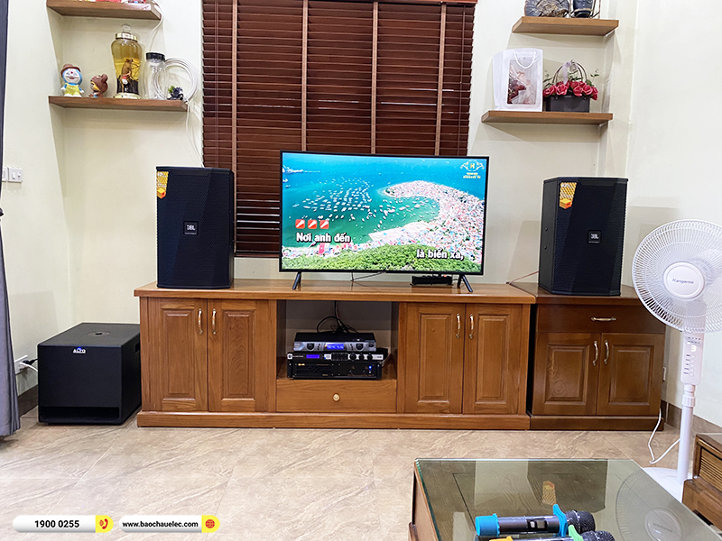 Lắp đặt dàn karaoke trị giá hơn 50 triệu cho anh Quang tại Hà Nội (JBL KPS2, VM620A, KX180A, TX212S, BBS W500)