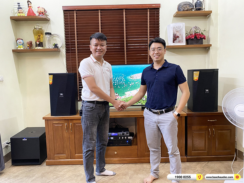 Lắp đặt dàn karaoke trị giá hơn 50 triệu cho anh Quang tại Hà Nội (JBL KPS2, VM620A, KX180A, TX212S, BBS W500)