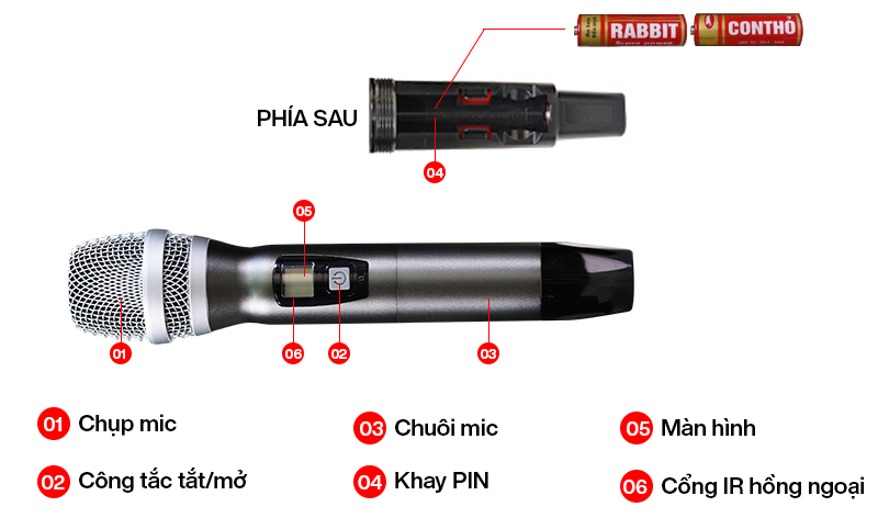 Micro kh&ocirc;ng d&acirc;y BIK BJ-U100