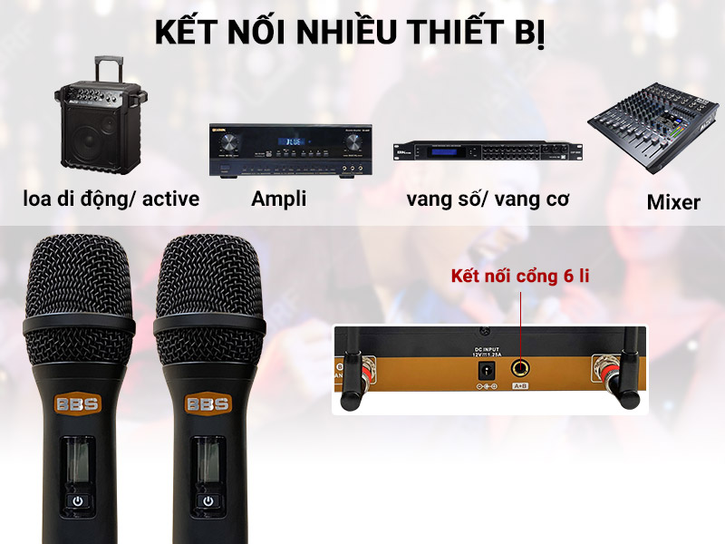Micro kh&ocirc;ng d&acirc;y BBS W500