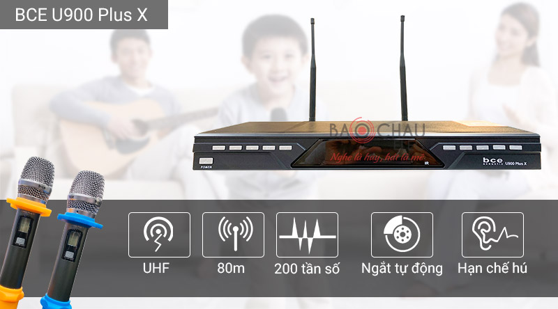 Micro kh&ocirc;ng d&acirc;y BCE U900 Plus X (New 2021)