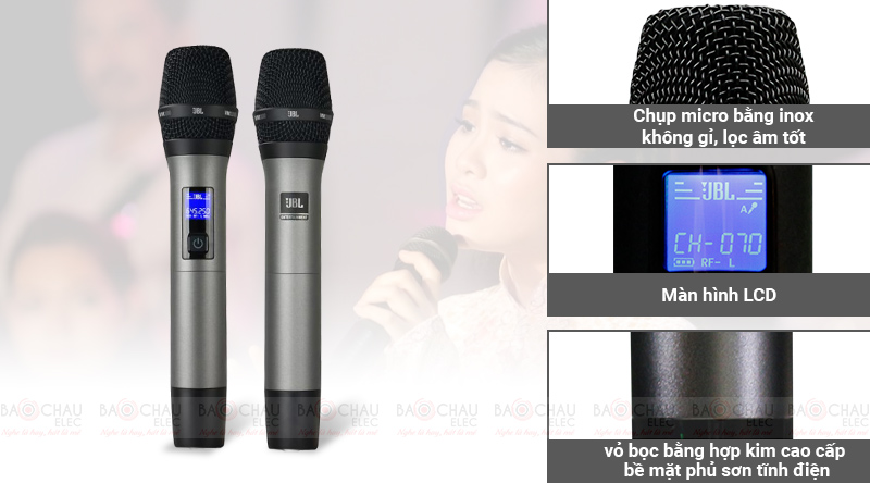 Micro kh&ocirc;ng d&acirc;y JBL VM200 ch&iacute;nh h&atilde;ng gi&aacute; rẻ