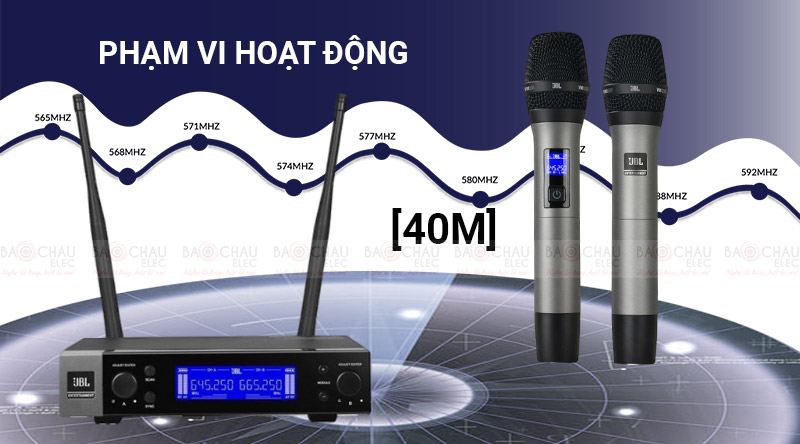 Micro kh&ocirc;ng d&acirc;y JBL VM200 ch&iacute;nh h&atilde;ng gi&aacute; rẻ