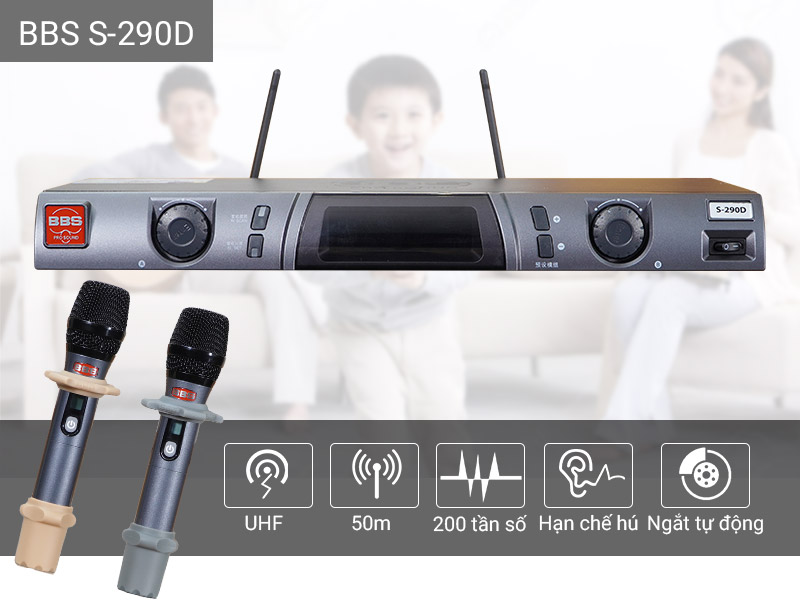 Micro kh&ocirc;ng d&acirc;y BBS-S290D