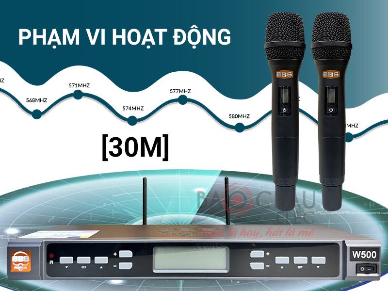 Micro kh&ocirc;ng d&acirc;y BBS W500