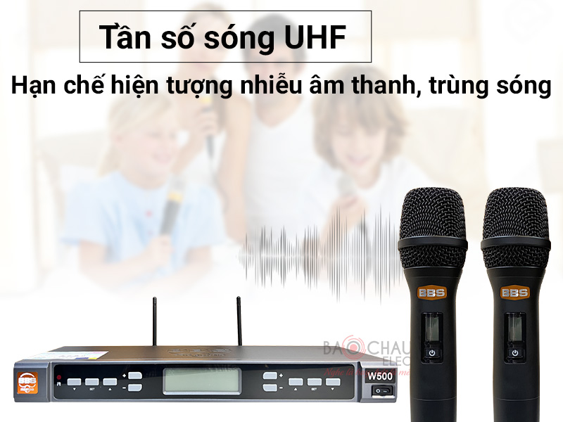 Micro kh&ocirc;ng d&acirc;y BBS W500