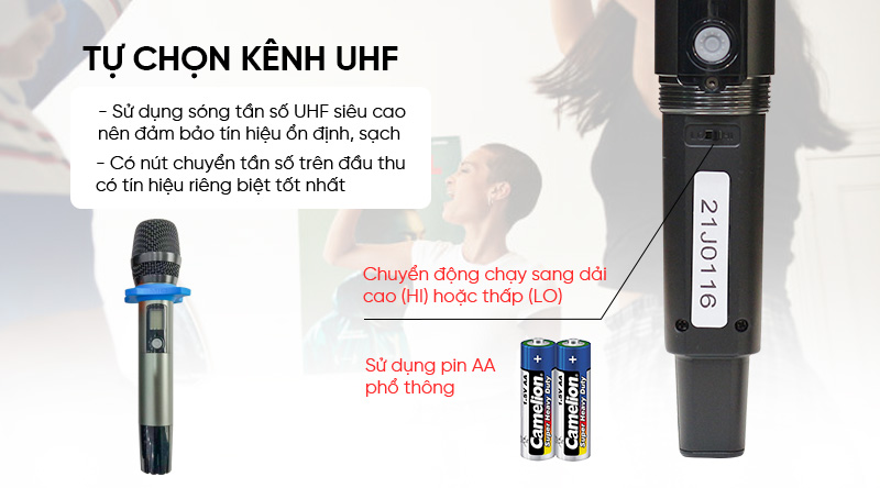 Micro kh&ocirc;ng d&acirc;y BIK BJ-U500