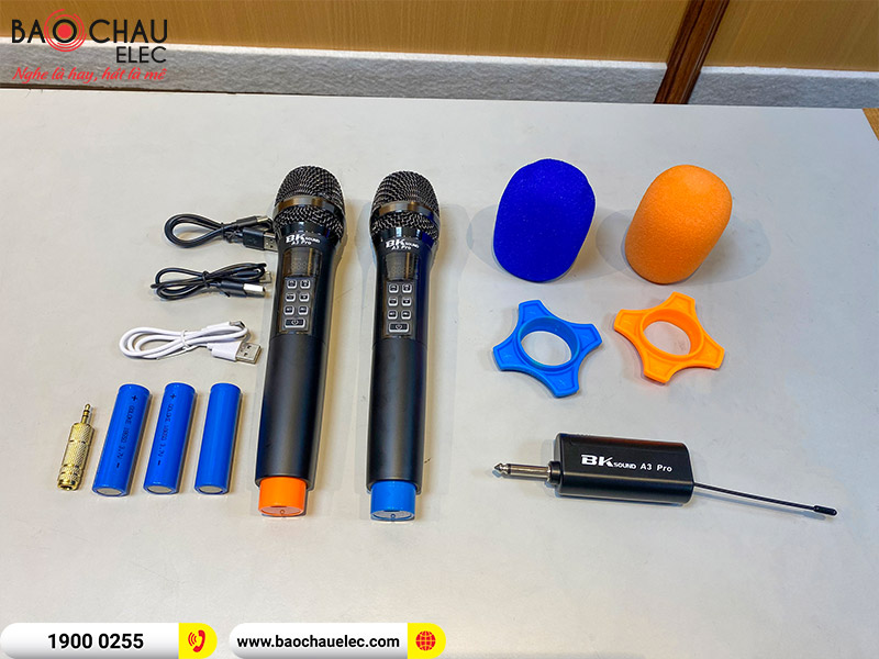 Micro kh&ocirc;ng d&acirc;y BKsound A3 Pro 