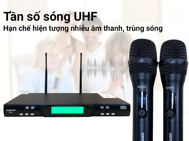 Micro kh&ocirc;ng d&acirc;y Toprhyme M300