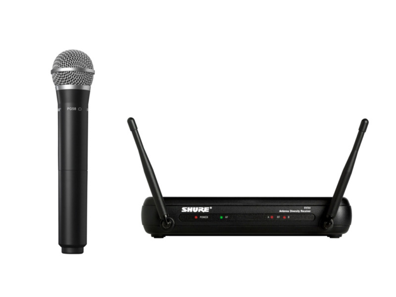 Micro kh&ocirc;ng d&acirc;y Shure SVX24A/PG58