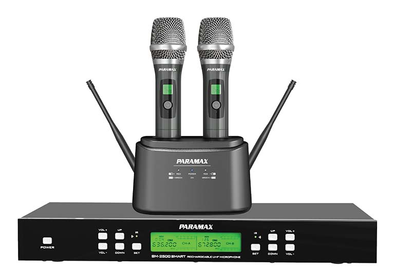 Micro kh&ocirc;ng d&acirc;y UHF PARAMAX SM-2500 SMART