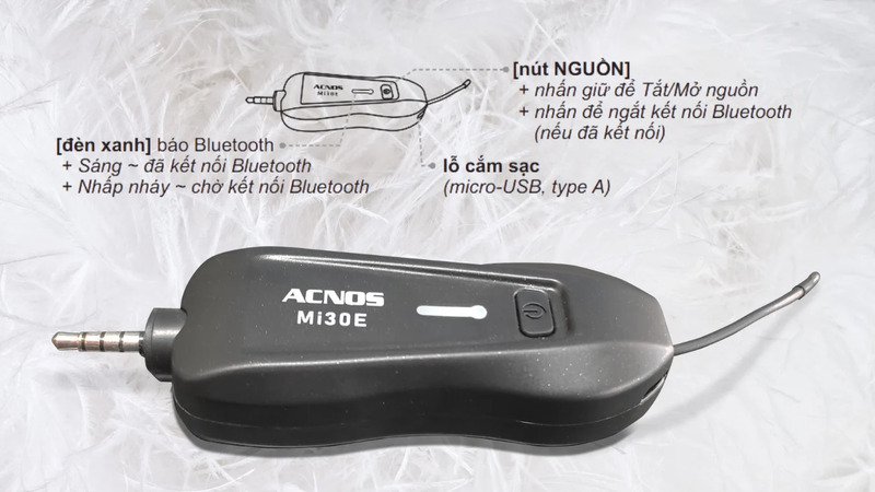 Micro liền vang số Acnos Mi30E