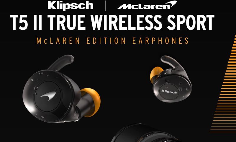 Tai Nghe Klipsch T5 II TWS ANC Mclaren