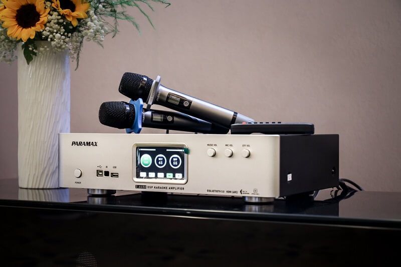 Paramax ra mắt bộ đ&ocirc;i Amply t&iacute;ch hợp vang số Z-A450 v&agrave; loa đứng Hifi Euro 8 series h&aacute;t karaoke tại gia tuyệt vời
