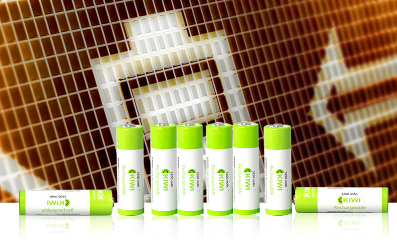 pin sạc Kiwi AA nhỏ gọn, tiện lợi