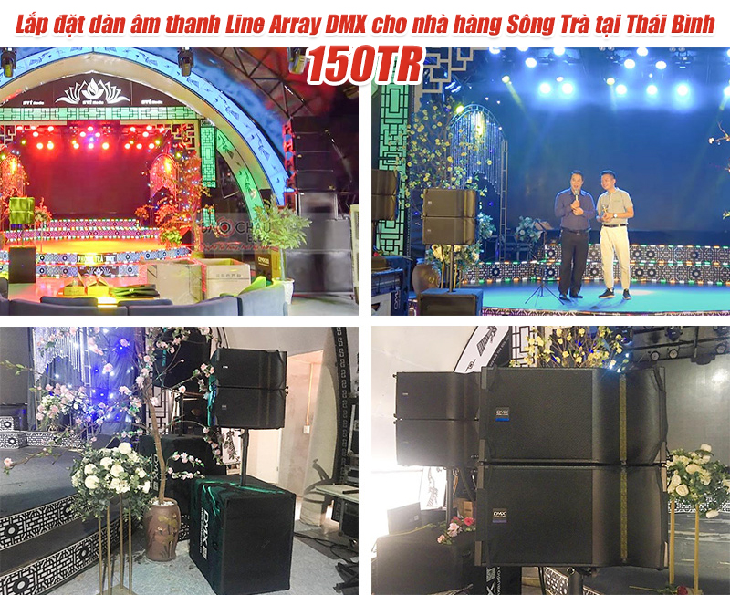 Lắp đặt d&agrave;n &acirc;m thanh Line Array