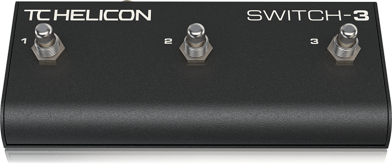 SWITCH-3 Footswitches for Voice Processors Tc Helicon