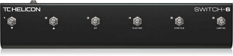 SWITCH-6 Footswitches for Voice Processors Tc Helicon 