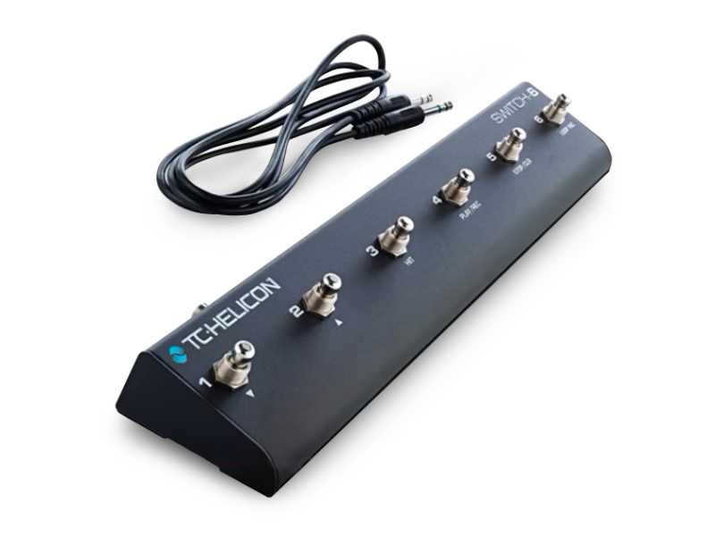 SWITCH-6 Footswitches for Voice Processors Tc Helicon 
