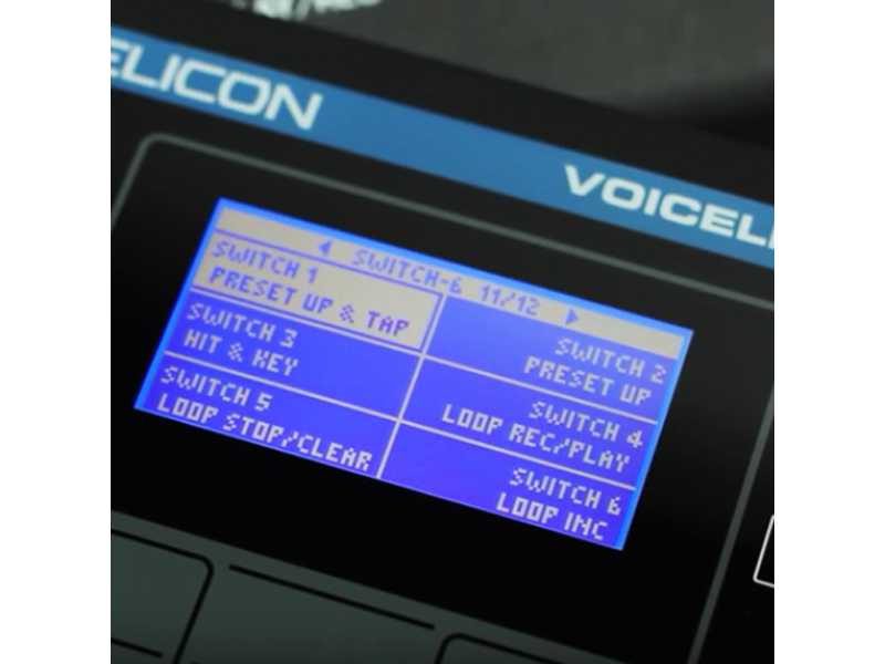 SWITCH-6 Footswitches for Voice Processors Tc Helicon 
