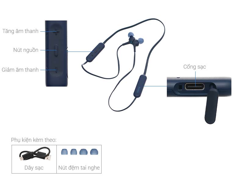 Tai nghe Sony WI-XB400