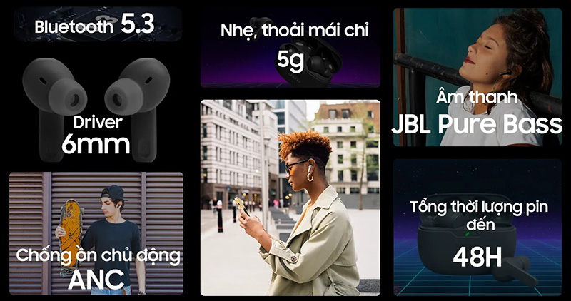 Tai nghe JBL Tune Beam