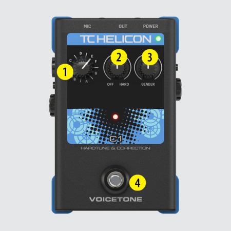 Bộ xử lý giọng hát TC HELICON VOICETONE C1