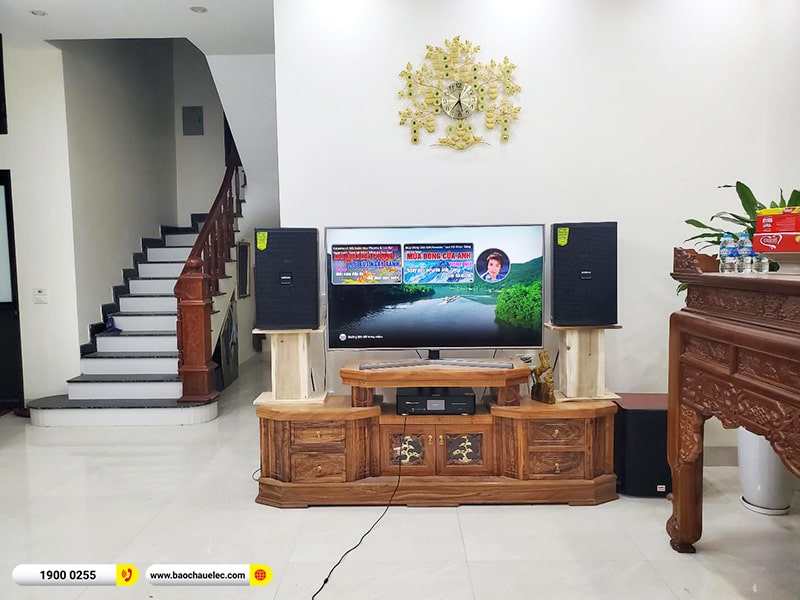 Lắp đặt d&agrave;n karaoke Domus hơn 28tr cho chị Thảo tại H&agrave; Nội