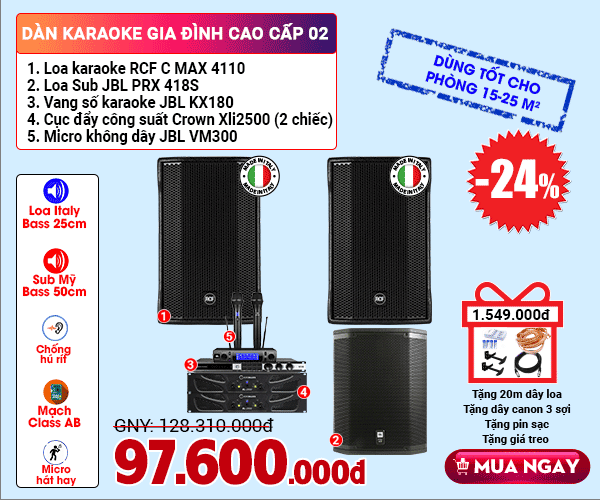 Thi công lắp đặt dàn karaoke kinh doanh